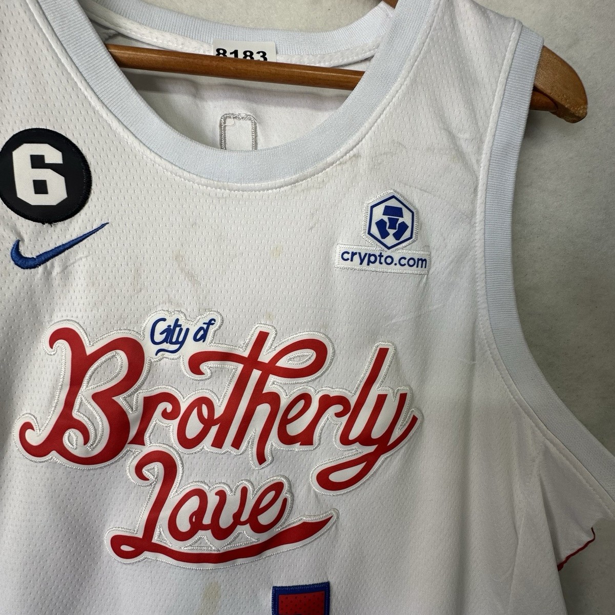 Nike James Harden #1 Philadelphia 76ers Brotherly Love Jersey Sz