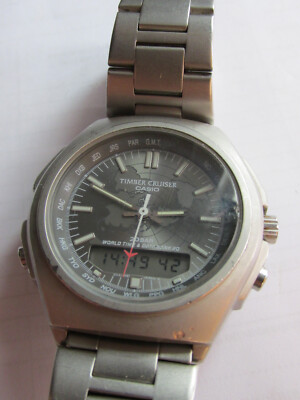 VINTAGE CASIO TIC-120 TIMBER CRUISER DATA BANK 20 SCREWBACK 20 BAR