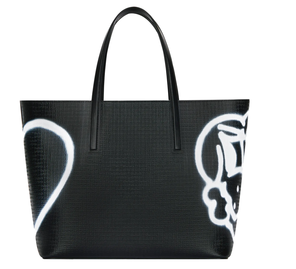 New With Tag $1490 Givenchy Chito Wing Dog Print 4G Embossed