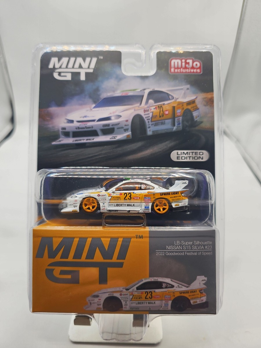 chase- Mini GT 1:64 Nissan LBWK SILHOUETTE S15 SILVIA #23 Goodwood