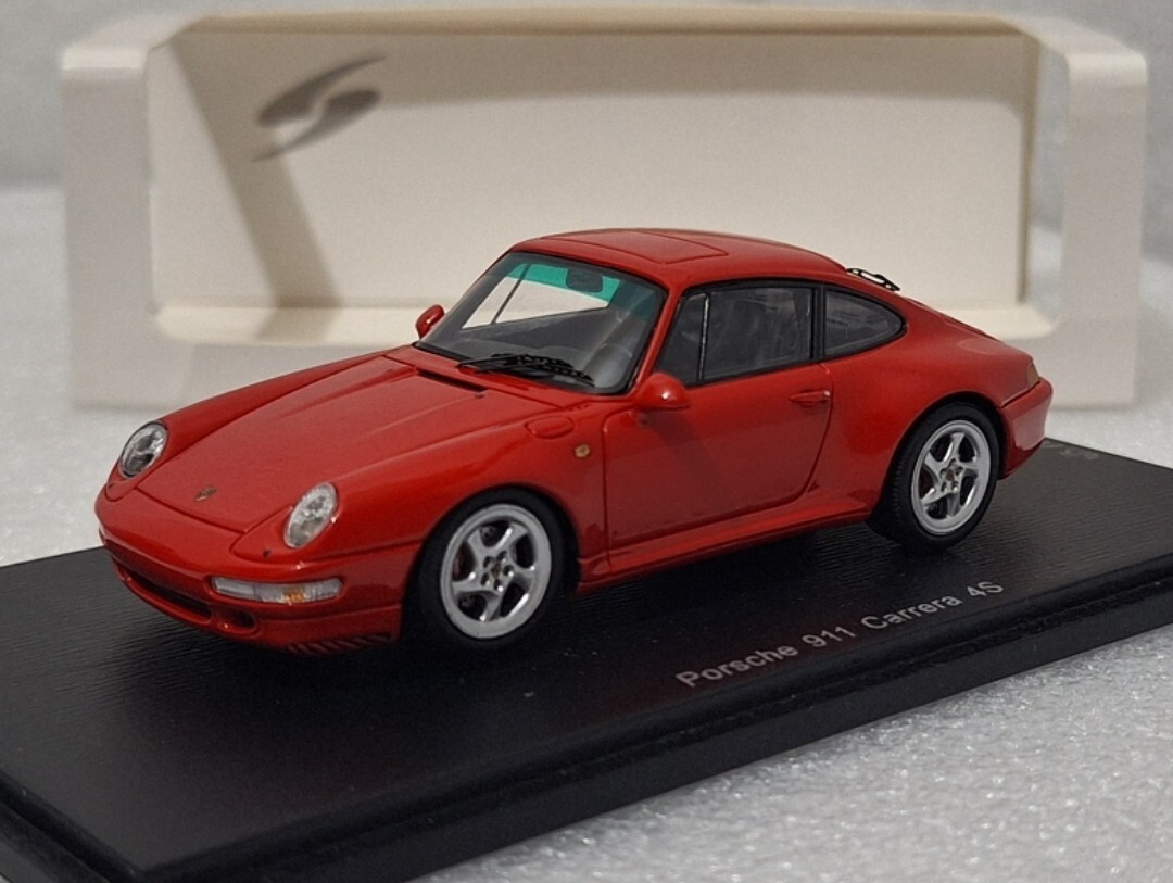 Porsche 911 (993) Carrera 4S 1995 Red 1:43 Spark PD04311014