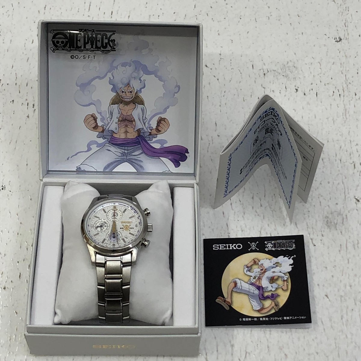 SEIKO x ONE PIECE Monkey D. Luffy Gear 5 Edition Model Watch Used