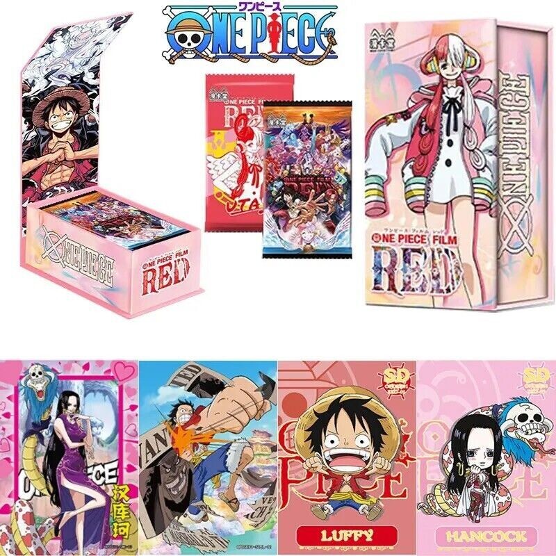 One Piece Card Game Booster Box Premium CCG TCG Film Red 10 packs