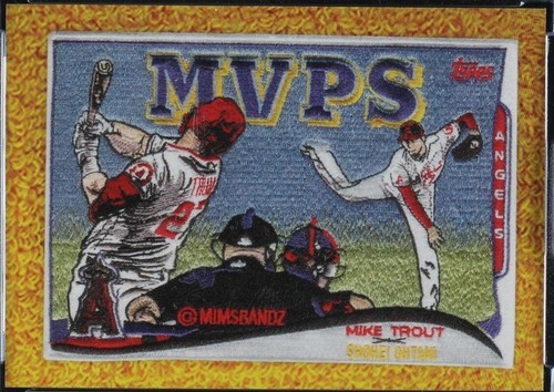 Topps Project 70 #600 Mike Trout by Keith Shore Shohei Ohtani