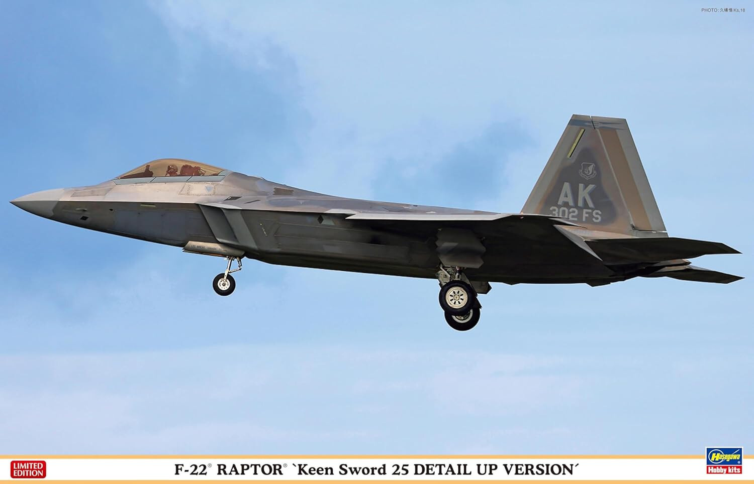 Hasegawa) 1/48 USAF F-22 RAPTOR Keen Sword 25 DETAIL UP VERSION