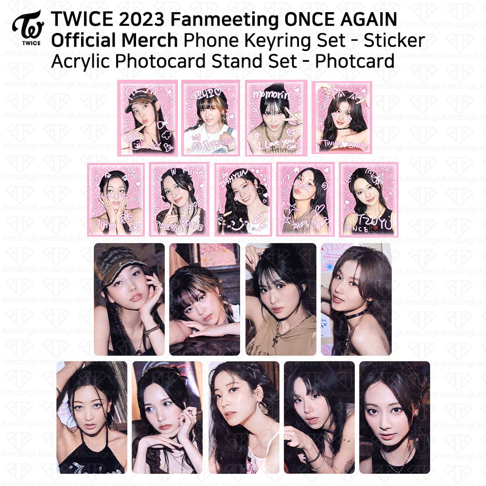 TWICE Fan Meeting ONCE AGAIN Official MD Acrylic stand Photocard