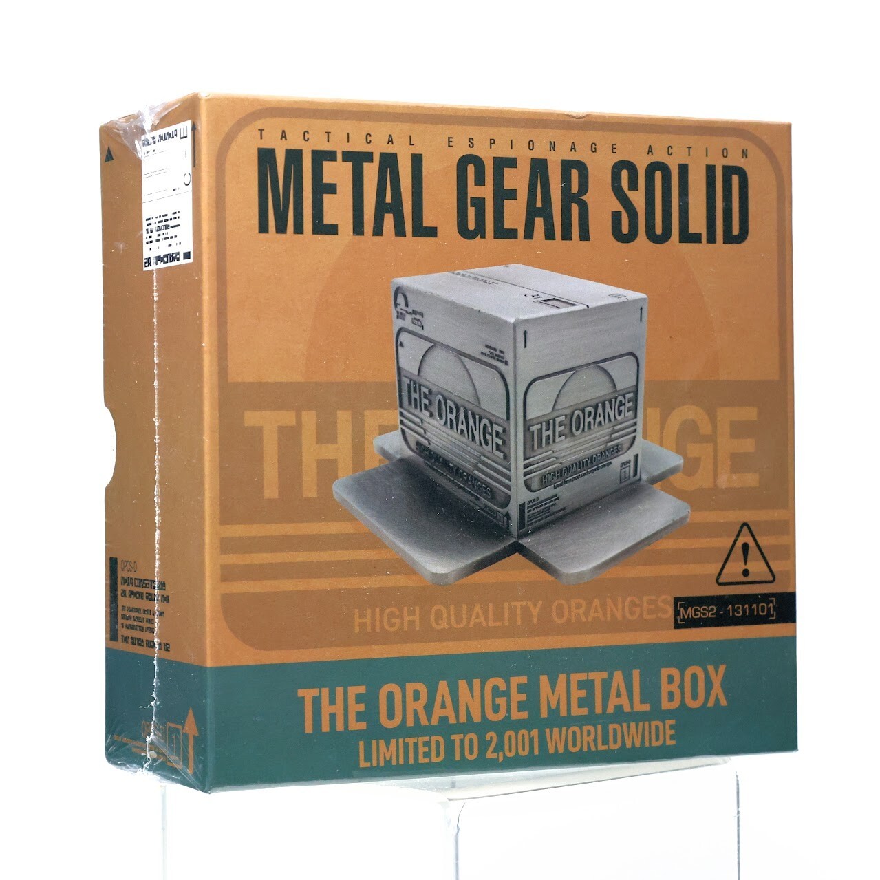 Metal Gear Solid 2 Replica Cardboard Box Official Konami Figure