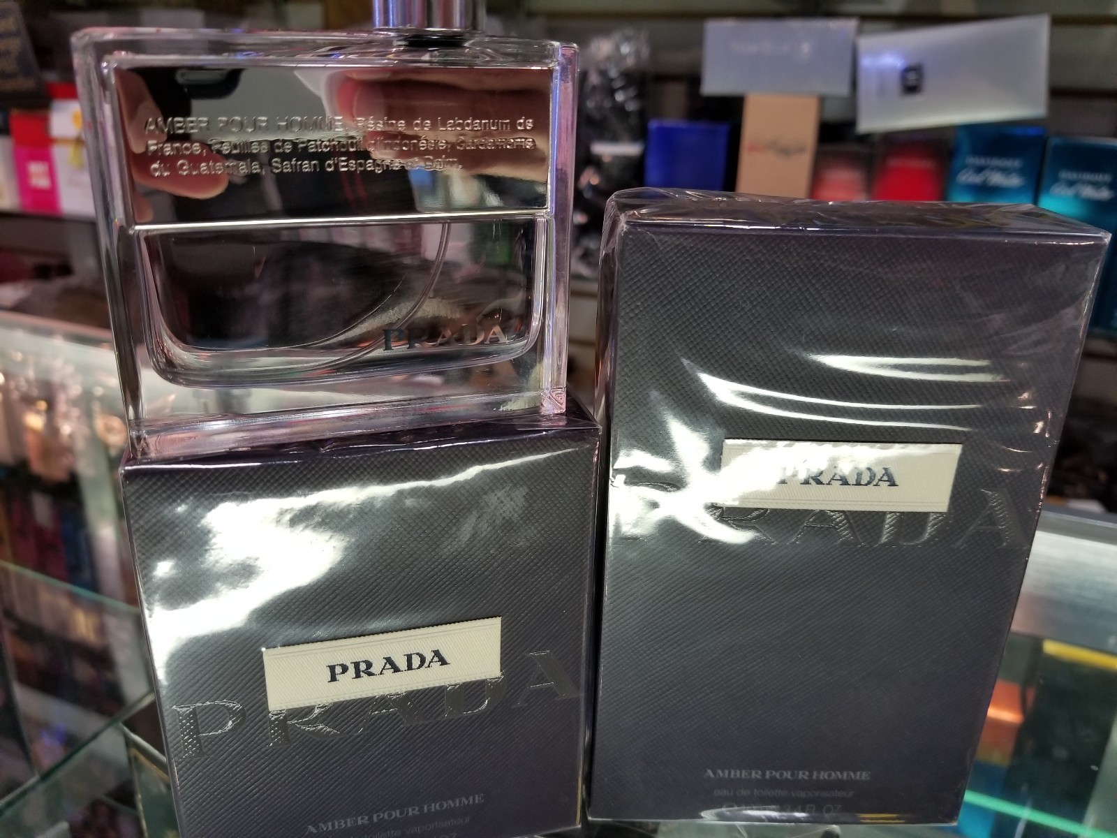 PRADA Amber Pour Homme 1.7 oz or 3.4 oz EDT Toilette Pour Homme