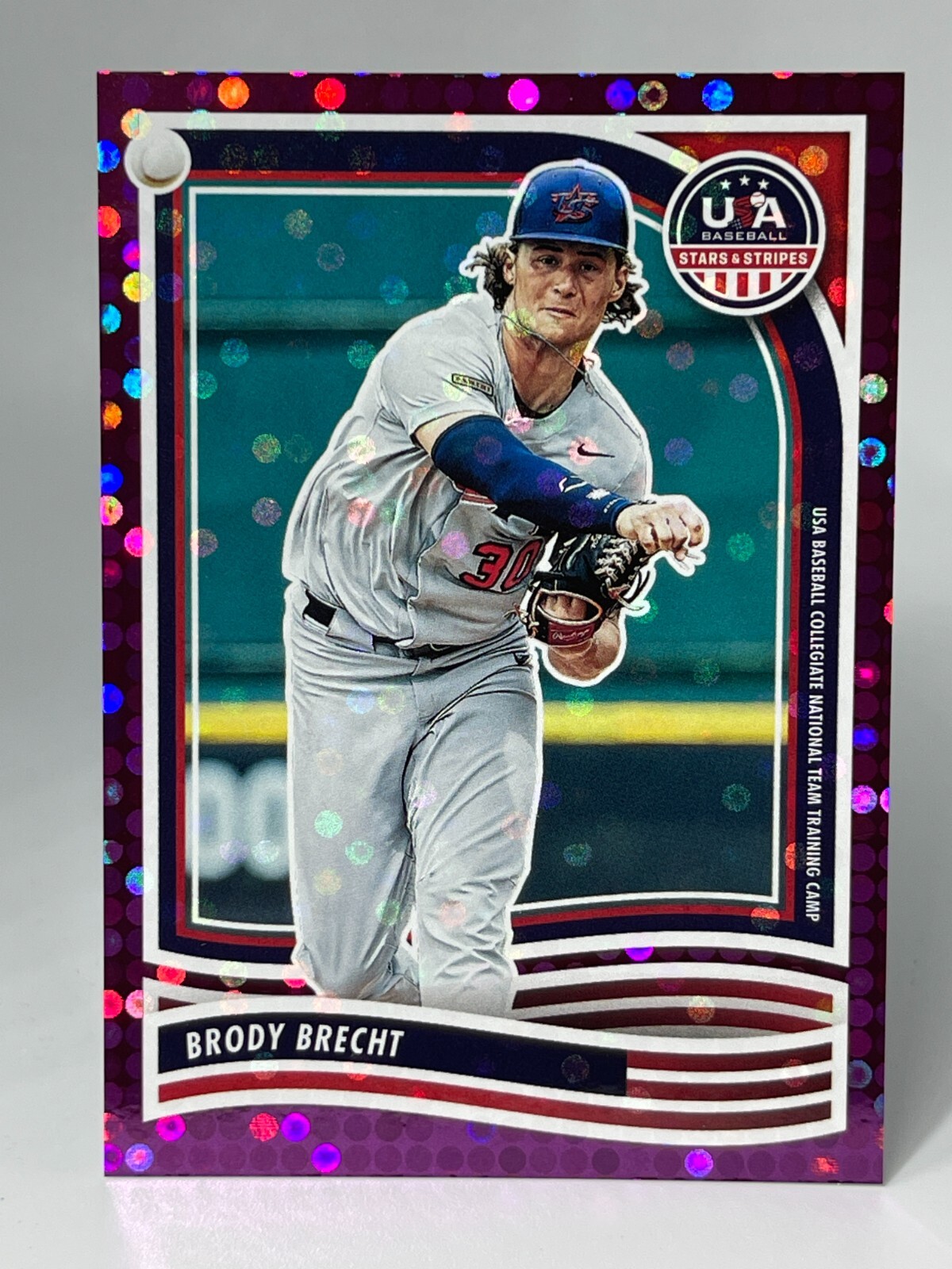 2024 Panini USA Stars & Stripes BRODY BRECHT #197 Purple Parallel