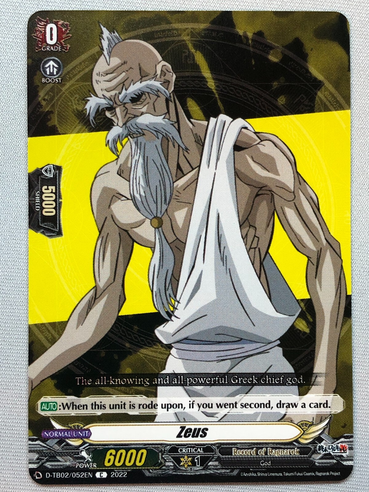 Cardfight!! Record of Ragnarok Zeus NM/M | eBay