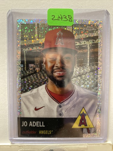 2022 Topps Chrome Platinum Jo Adell Angels Speckle Refractor #293