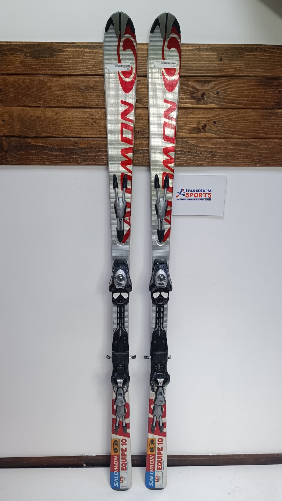 Salomon Equipe 10 176 cm Ski + Salomon 10 Bindings Winter Sport