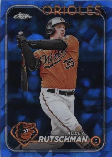 Adley Rutschman 2024 Topps Chrome Sapphire Edition #35 Baltimore