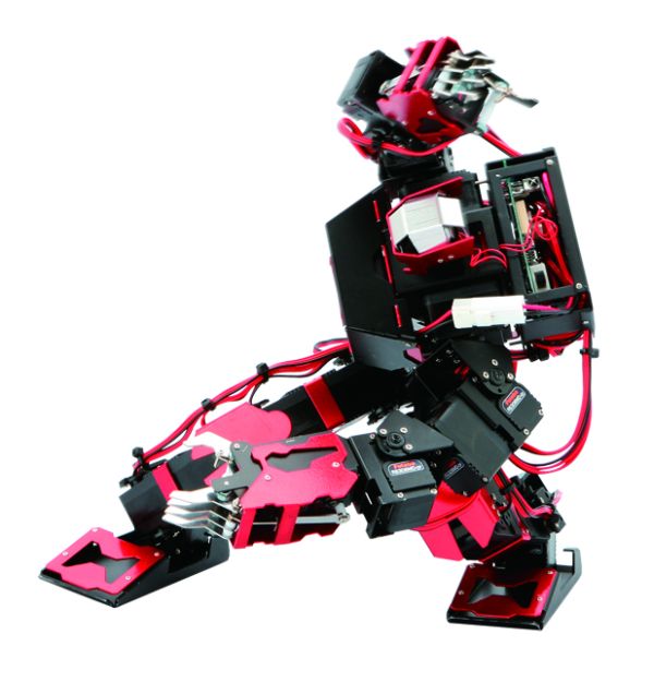 完全二足歩行や人間のようなアクションが可能な高性能ロボットを作成