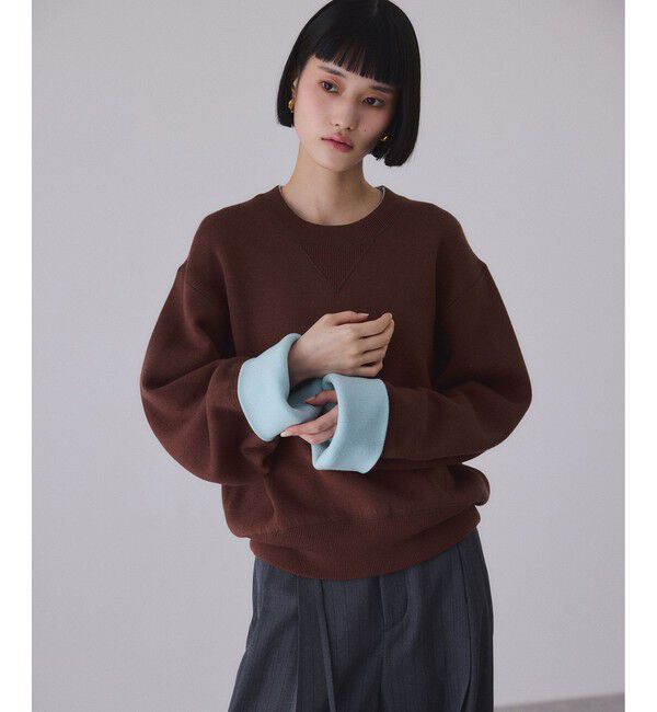 バイカラーリバーシブルニットプルオーバー（ADAM ET ROPE'）｜ルミネ
