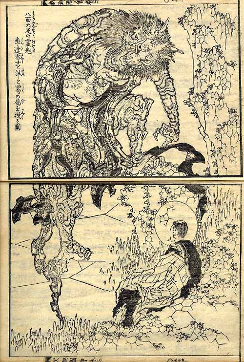 葛飾北斎が釈迦の生涯を描いた異彩の仏伝画「釈迦御一代記図会」:DDN JAPAN