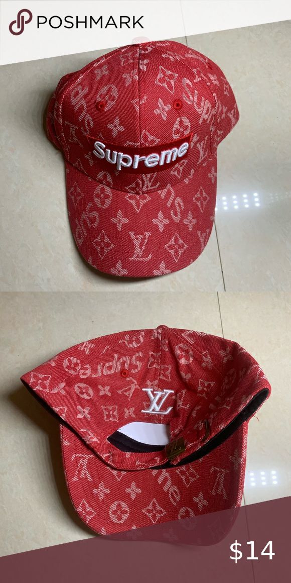 Louis Vuitton Baseball HAT LV X Supreme Hat