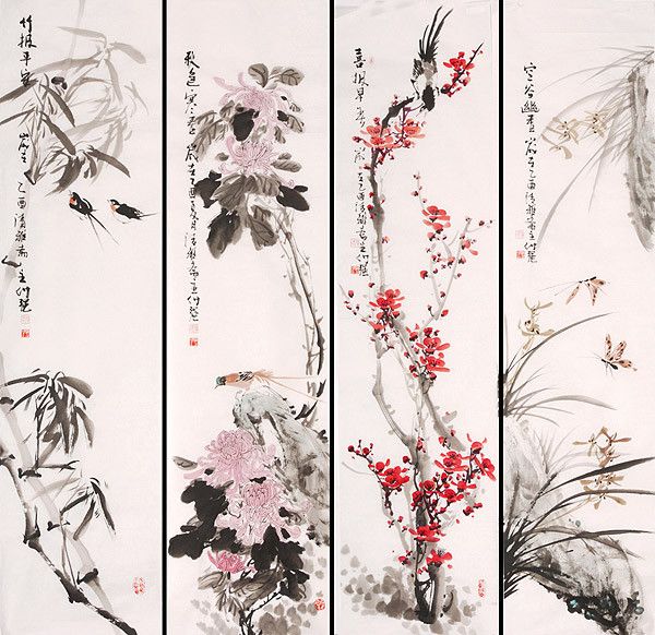 20 个Four gentlemen 梅兰竹菊点子| 中国艺术, 艺术, 日本绘画