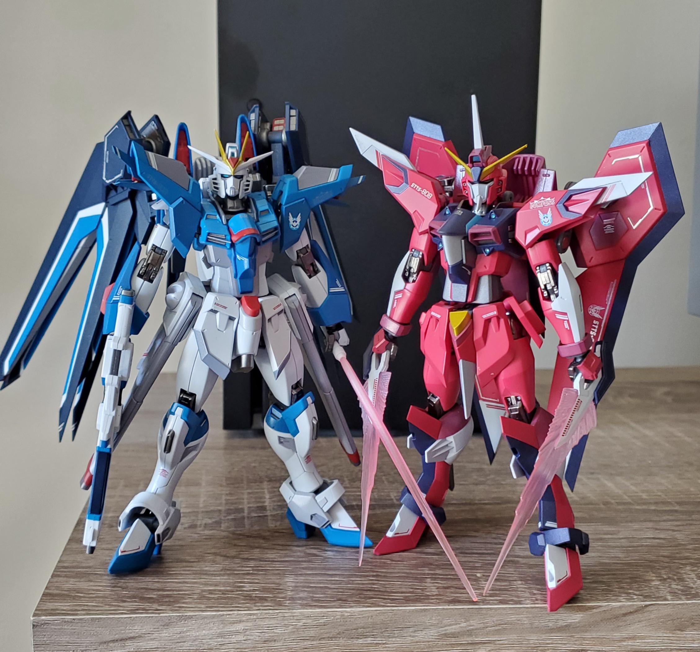 メタルロボット魂のライジングフリーダムガンダムとイモータル