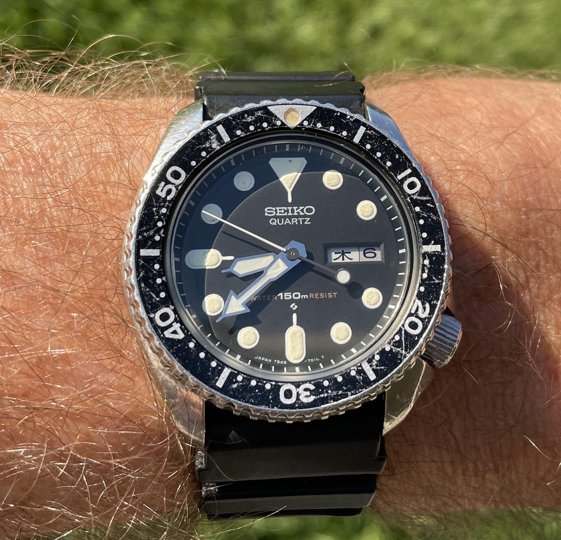 7548-7000] August 1979 JDM Seiko Quartz 150m Professional Diver