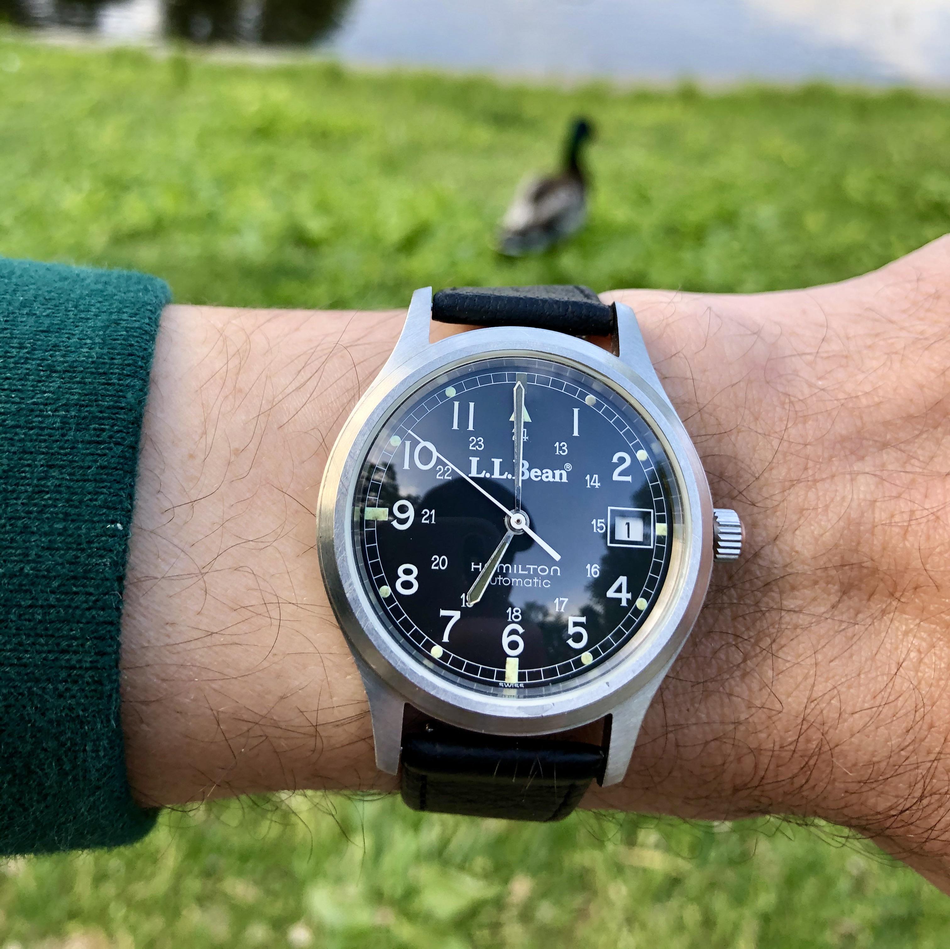 ハミルトン] L.L. Bean の時計はマジで最高だよ。 : r/Watches