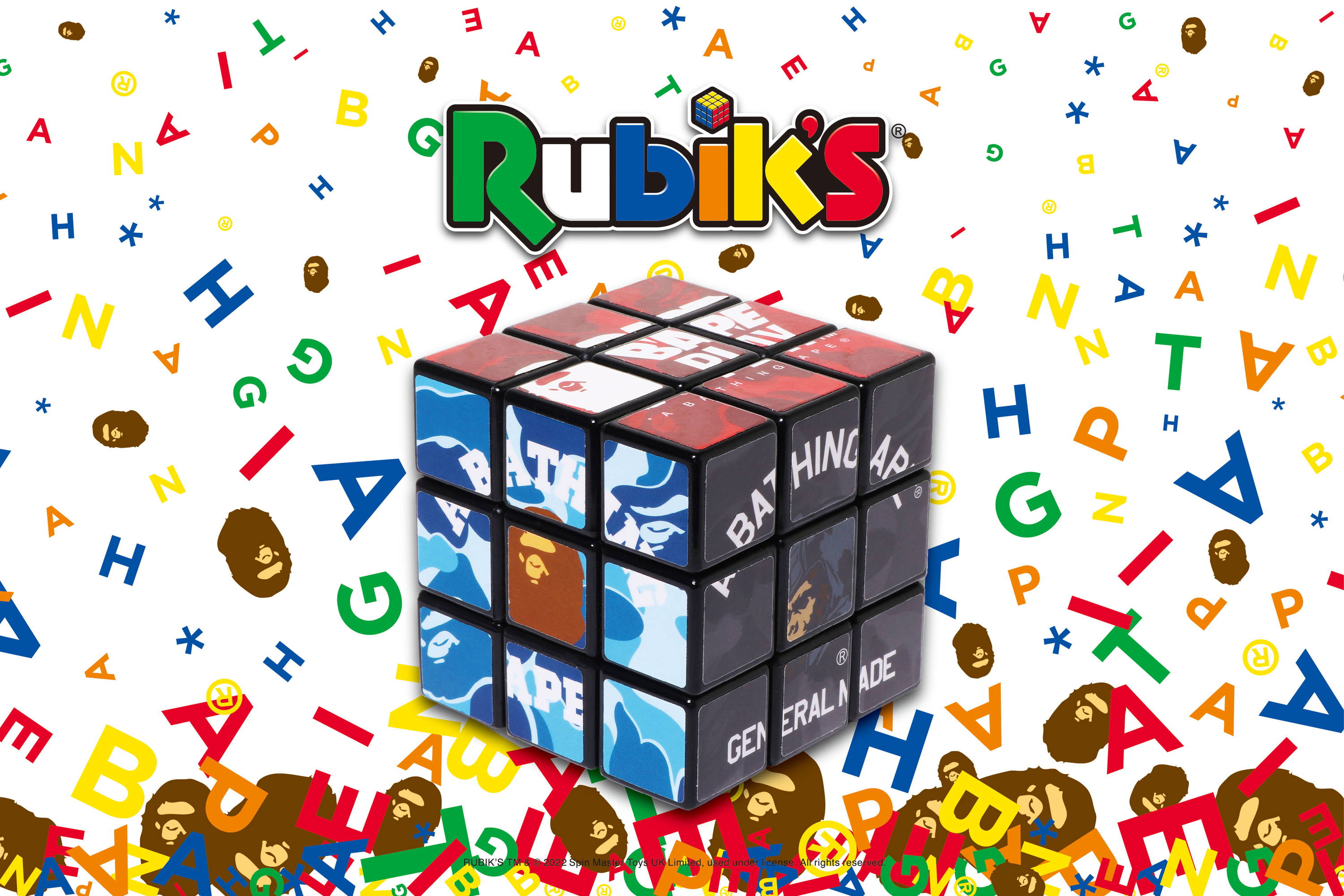 A BATHING APE®︎ × RUBIK'S CUBE | bape.com