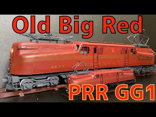 PRR( ペンシルバニア鉄道 ) GG1 型 電気機関車 の 鉄道模型 を作りまし