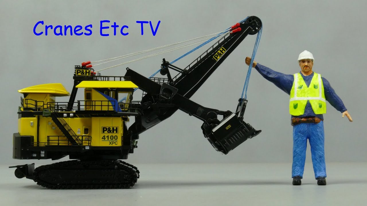 Weiss P&H 4100XPC Electric Mining Shovel by Cranes Etc TV - YouTube