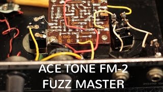 The greatest Fuzz pedal ever? Vintage Ace Tone Fuzz Master (Roland