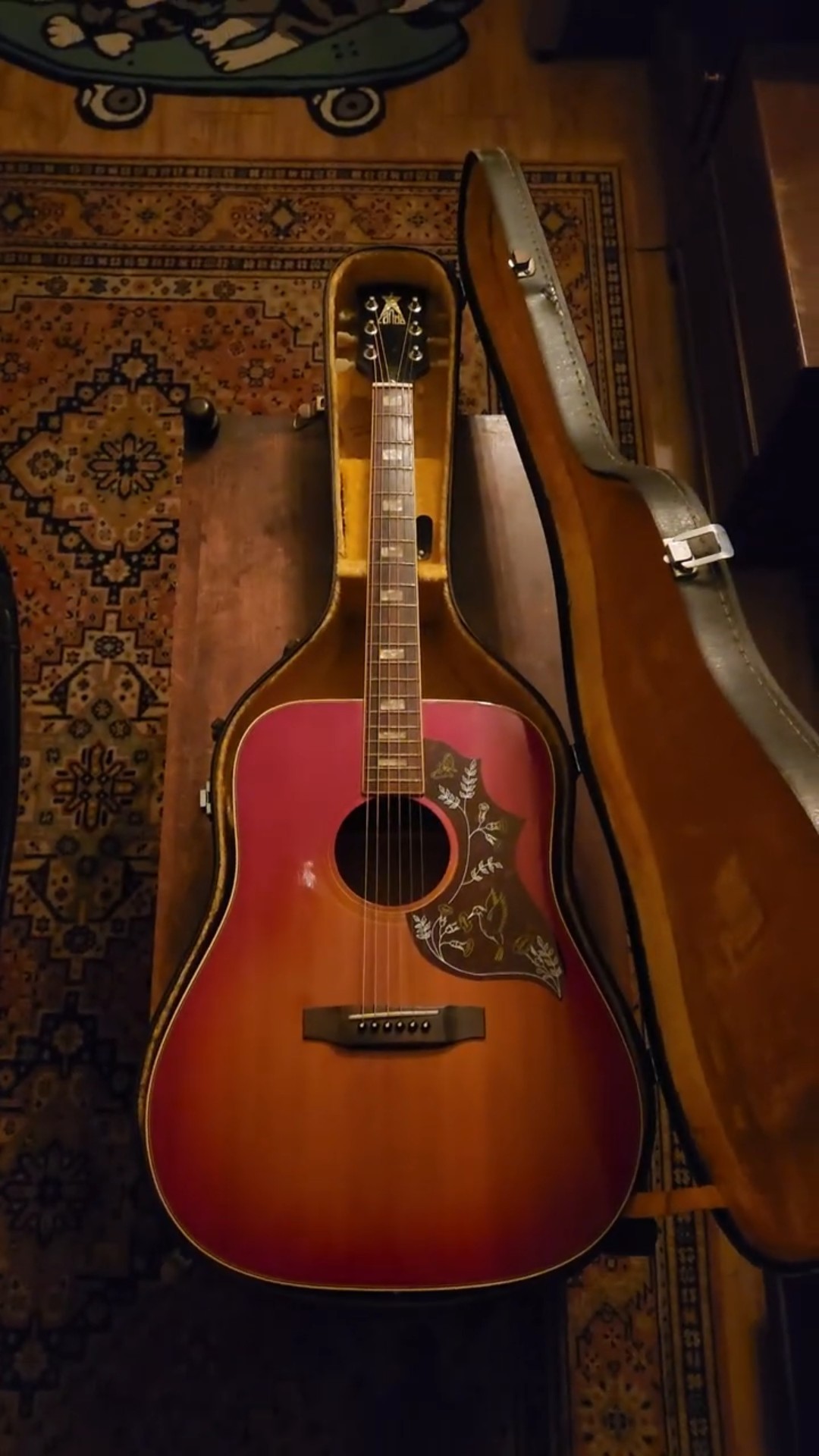 1970s Canda (Greco) 202 Hummingbird Cherry Sunburst w/ OHSC | MIJ