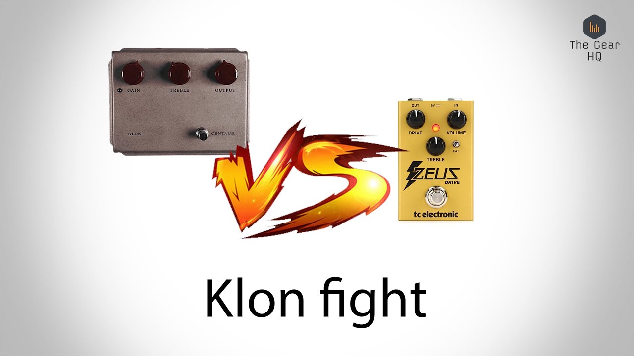 Klon vs Clone - Klon Centaur vs TC Electronic Zeus Drive - YouTube