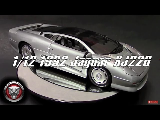 1/12 1992 Jaguar Xj220 Supercar by Maisto, Review - YouTube
