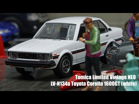 Tomica Limited Vintage NEO LV-N134a Toyota Corolla 1600GT (white