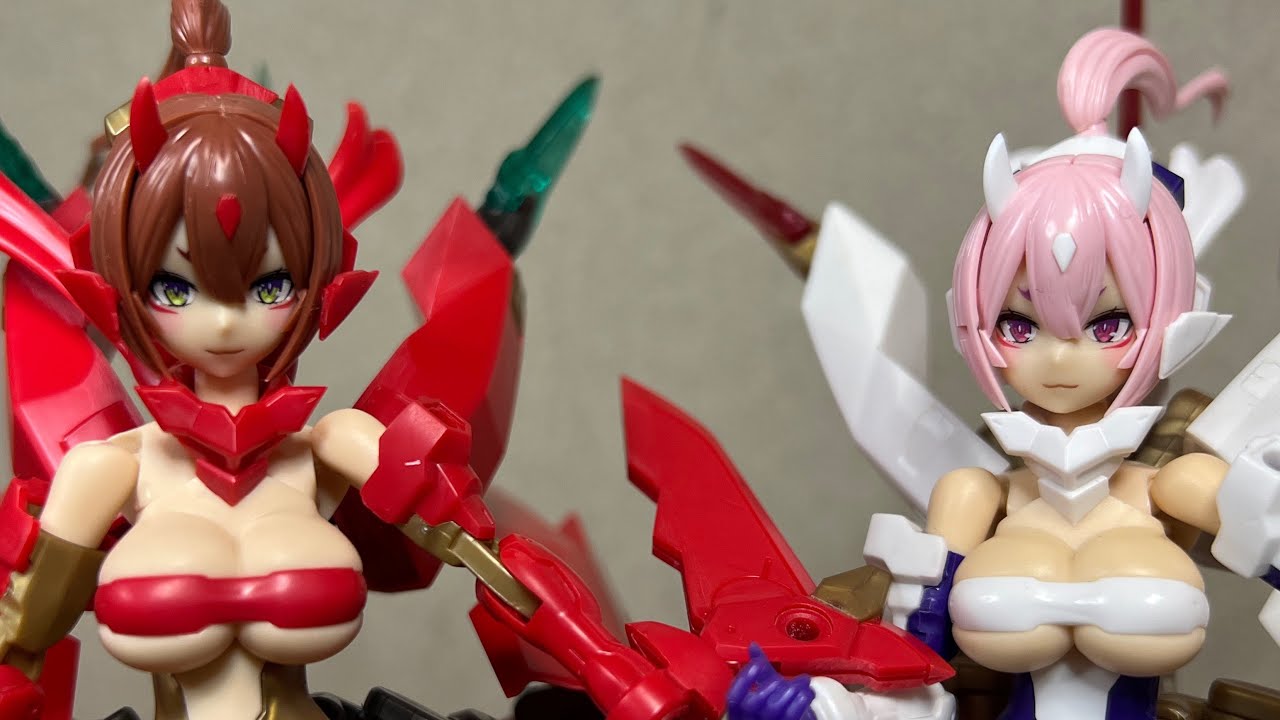 カラバリキットなので、色の違いをじっくりと比較で！ メガミデバイス