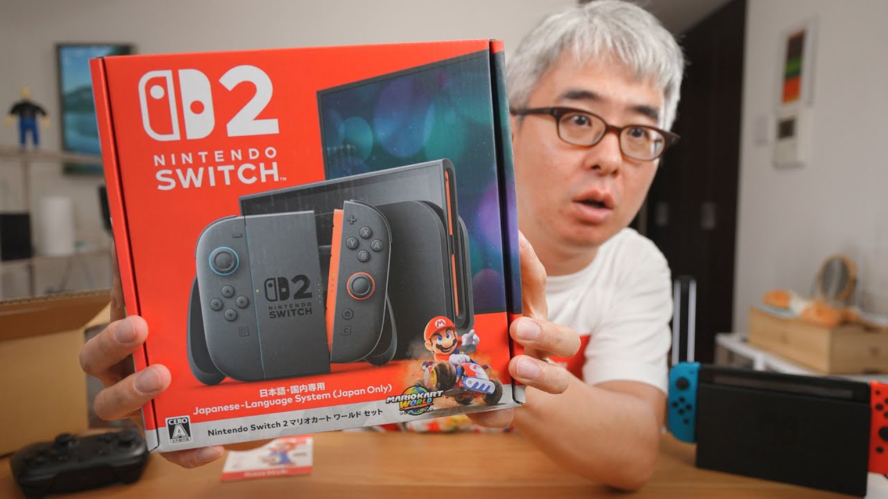 Breaking News] I bought a Nintendo Switch 2! I'll open it and try
