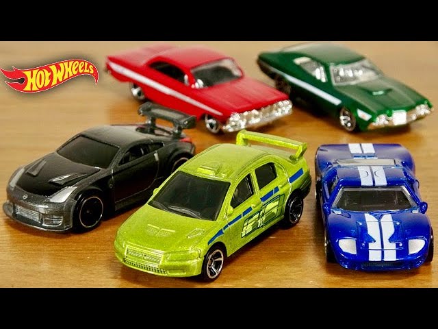 ランエボと350Zが良かった☆ホットウィール ワイルドスピード 5カー