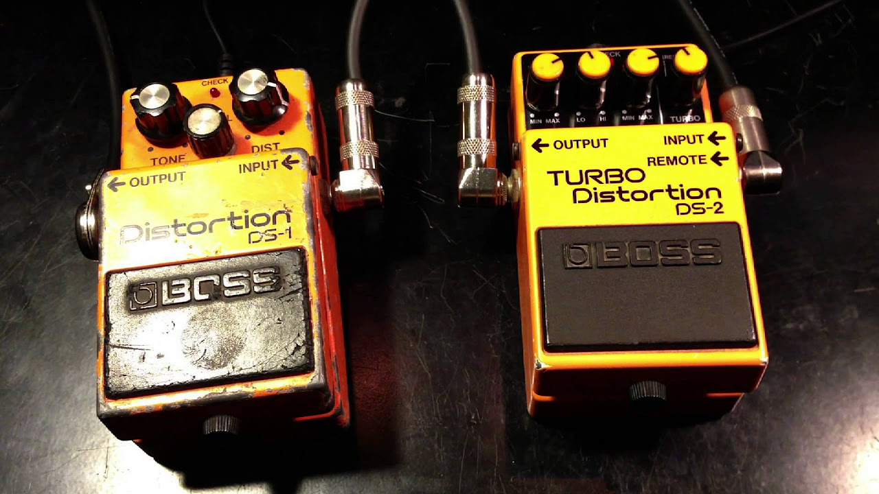 Vintage MIJ Ibanez DS10 Distortion vs Vintage MIJ Boss DS2 - YouTube