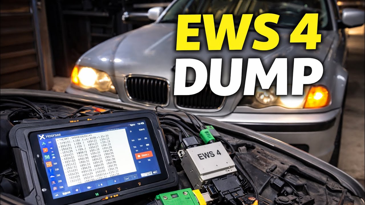 Bmw ews4 key programming 🔥 using Xhorse Plus Pad + Adapters