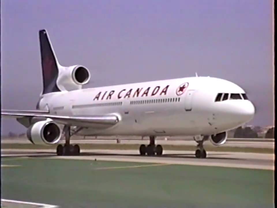 Air Canada Lockheed L-1011-385-1 TriStar 1 Departing LAX - YouTube