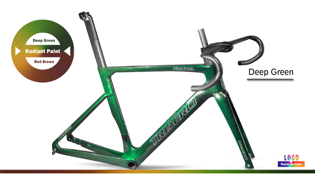 ICAN自転車 フレーム 塗装 はカメレオンカラーに対応追加しました