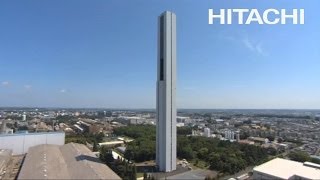 New Elevator Research Tower - G1TOWER - Hitachi - YouTube