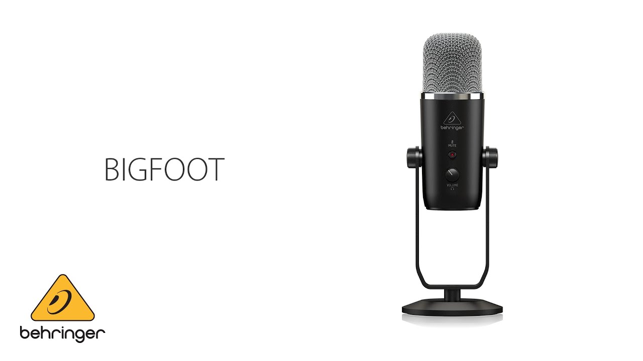 Exceptional Vocals with the New Behringer BIGFOOT - YouTube