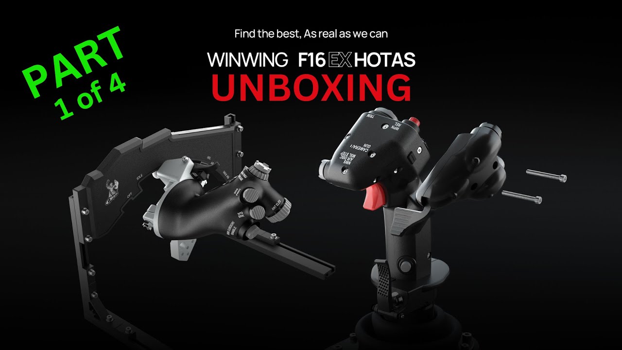 WinWing Orion2 F-16EX Throttle, Stick & Shaker | Unboxing (Viper