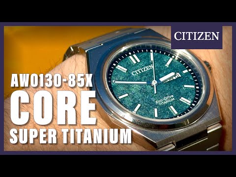 Unboxing The Citizen Core AW0130-85X Titanium - YouTube