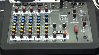 Winter NAMM 2016: Allen & Heath ZED Compact Mixer Series - YouTube