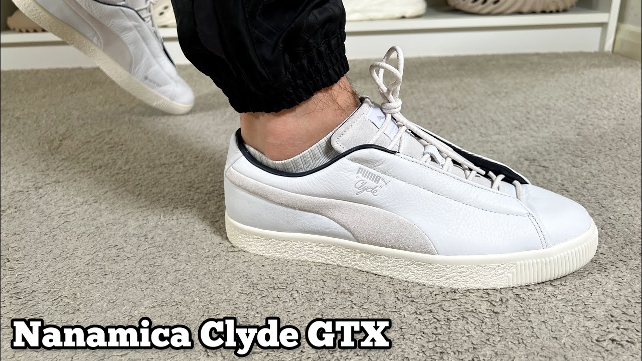 Puma x Nanamica Clyde GTX Review& On foot - YouTube