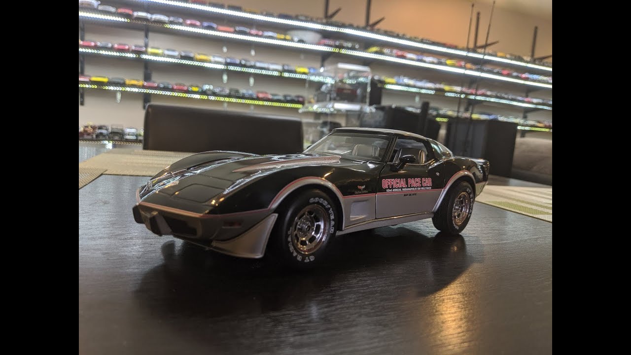 1:18 Diecast Review Unboxing 1978 Corvette Indy Pace car by UT