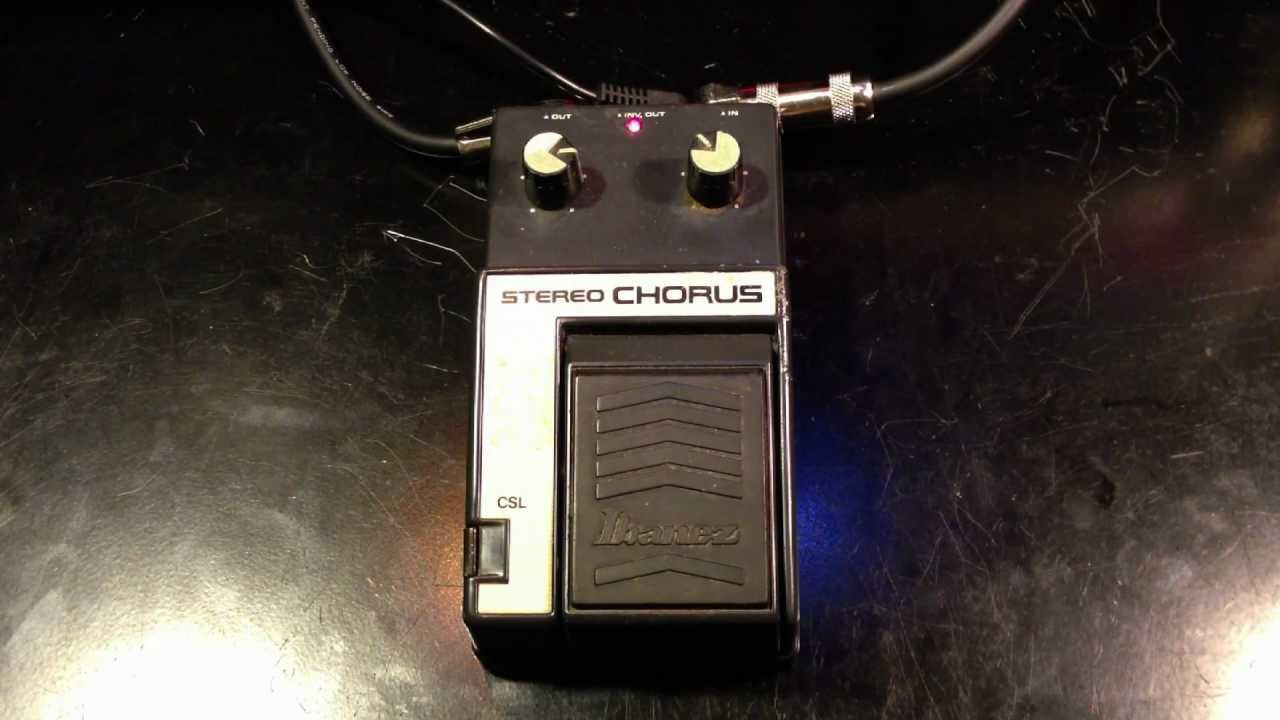 Vintage MIJ Ibanez CSL Stereo Chorus - YouTube