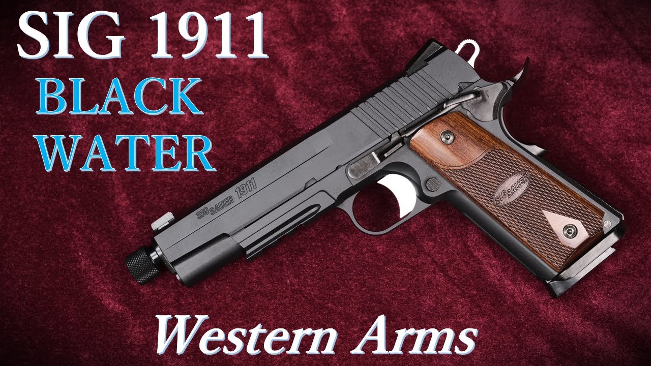 SIG1911 BLACK WATER / ウェスタンアームズ ：再試射：重量・トリガー