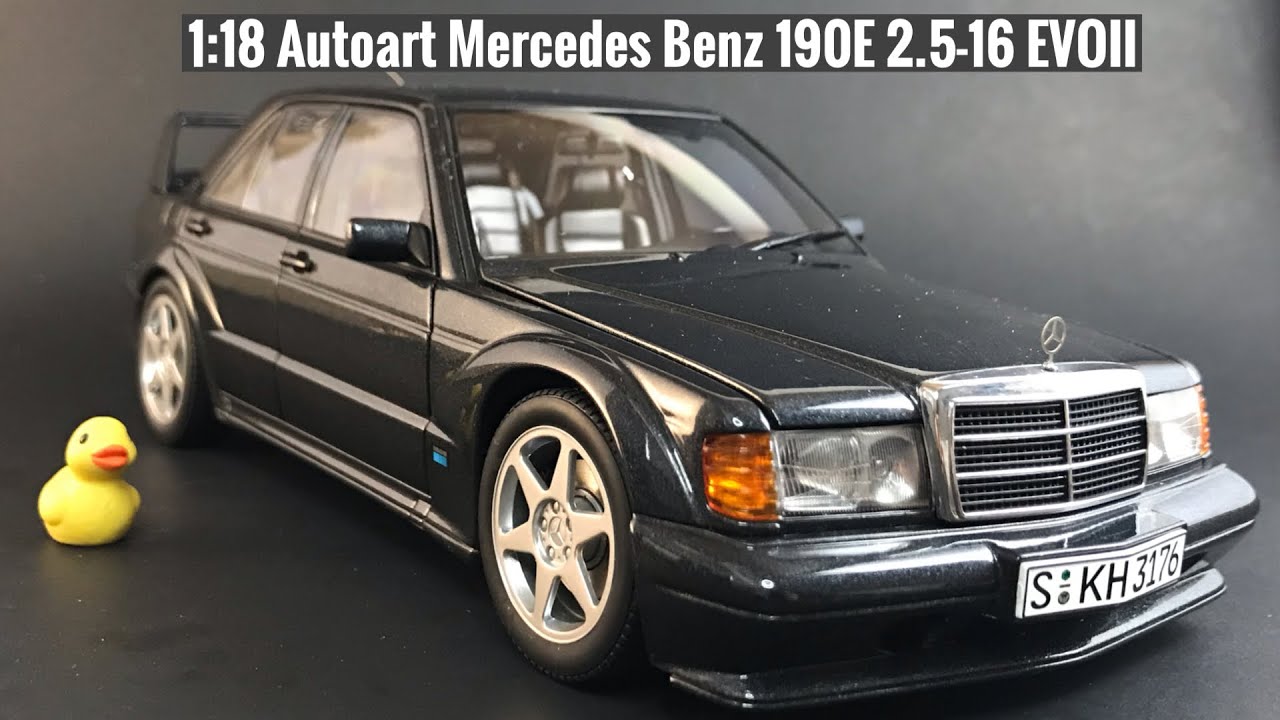 1:18 Autoart Mercedes Benz 190 E 2 5 16 EVOII Unboxing and Review